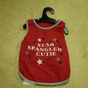 Star spangled pet shirt